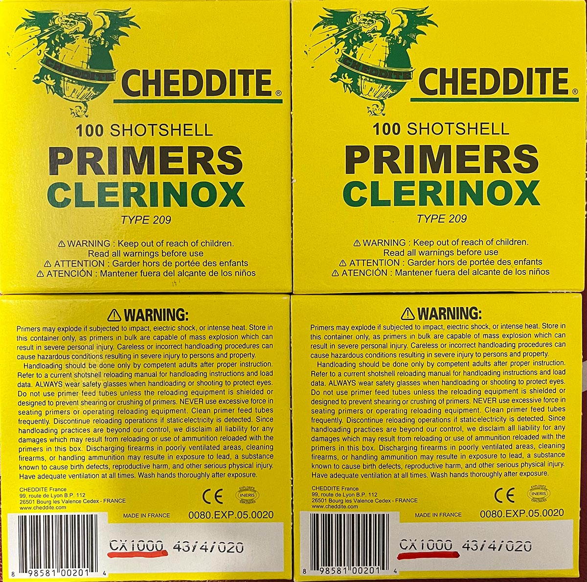 CHEDDITE CX1000 E CX2000