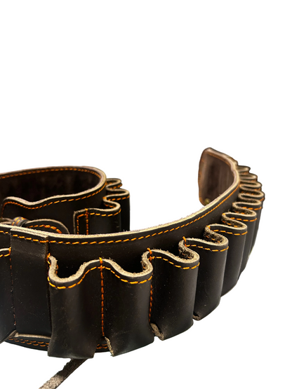 Cartucciera in pelle Cal 12